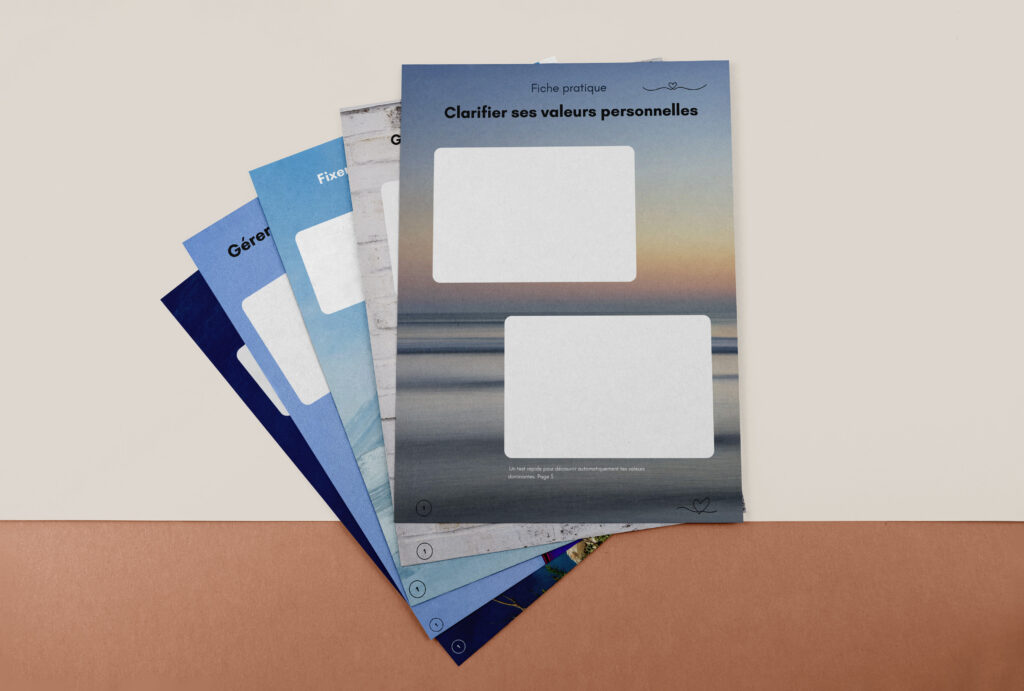 Image illustrant des fiches du pack management d'Élan et Racines